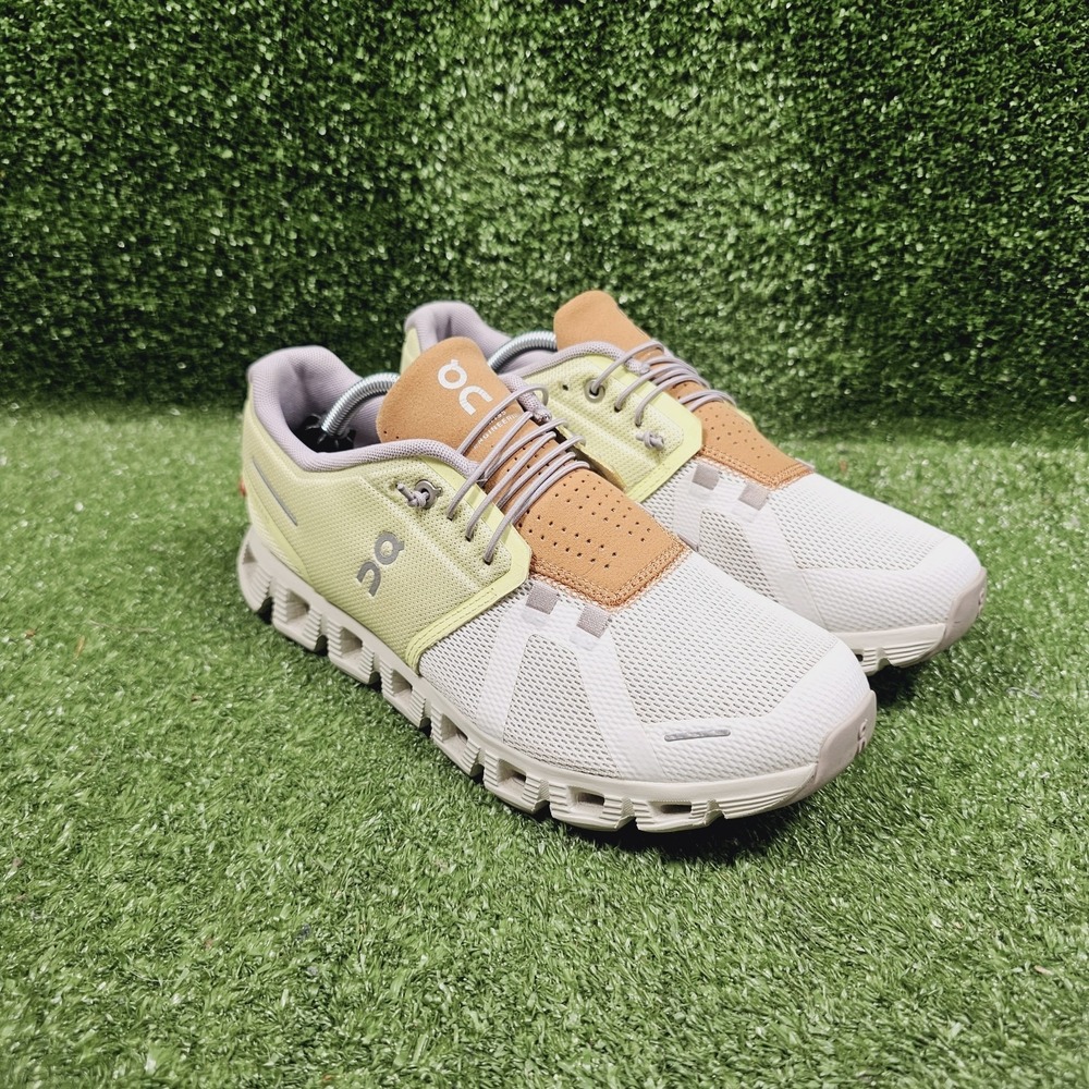 On Cloud 5 Hay Ice Athletic Running Comfort Sneakers Womens Size US 8.5